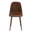 Ensemble de 4 chaises cuillère en métal à dossier en suède parfaites pour les maisons de style scandinave-1073156887-1073156904