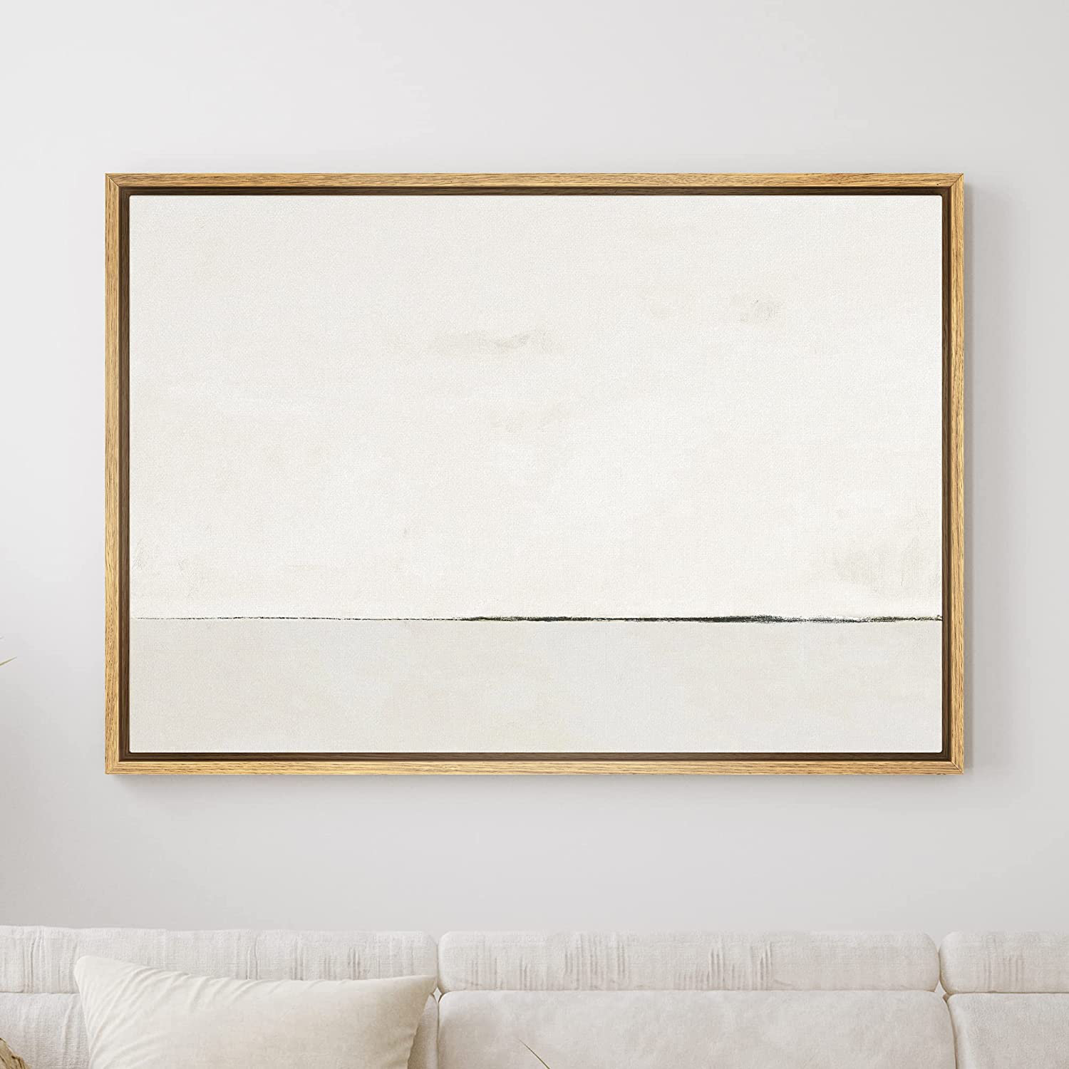 Contemporary Chic Minimal Framed On Canvas Print