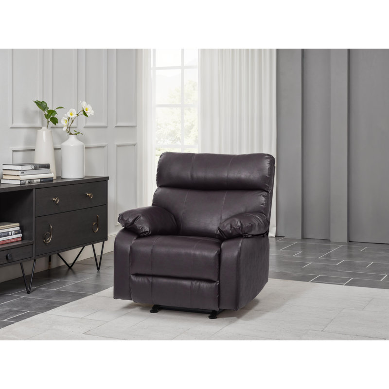 Fauteuil inclinable Larache, Marron foncé