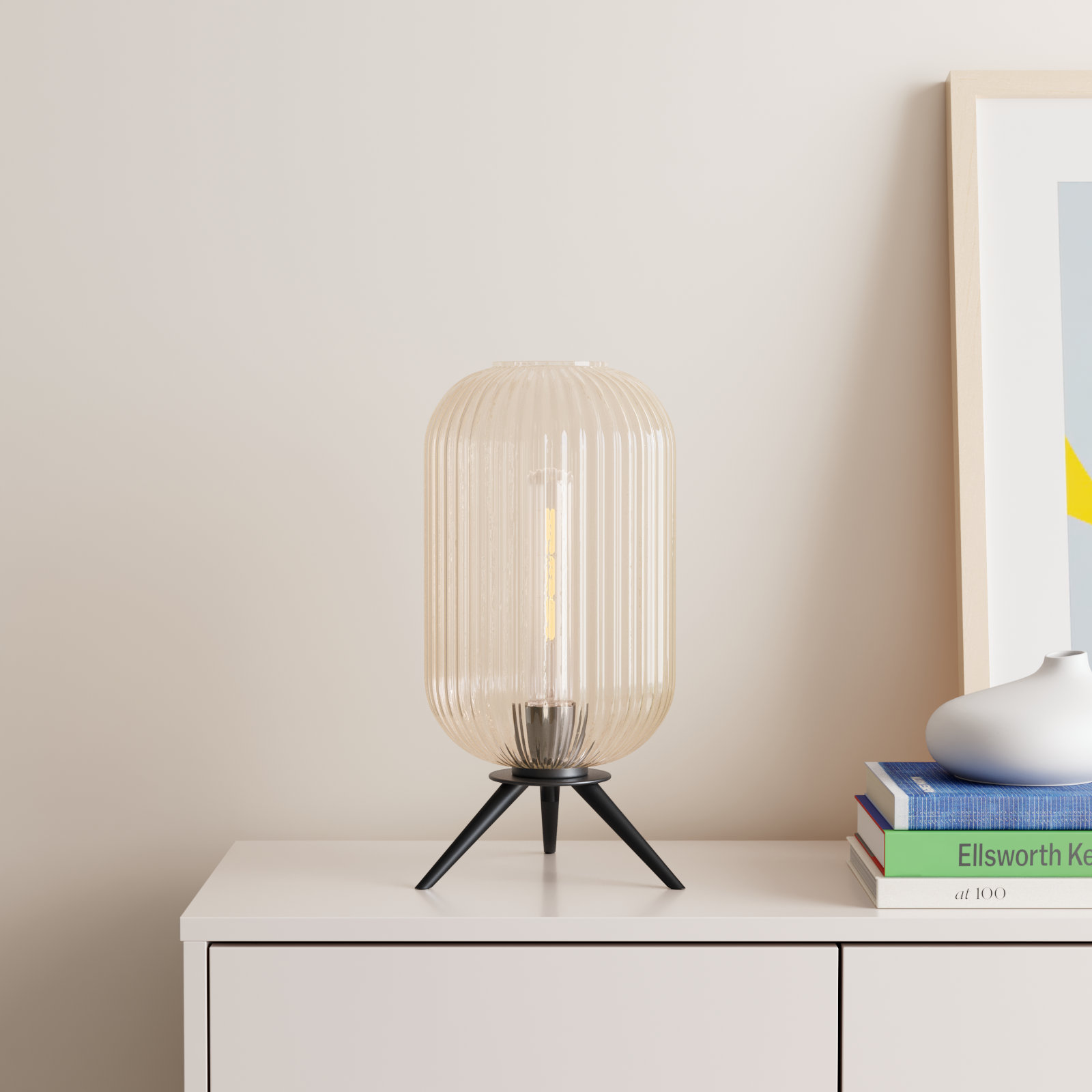 Calin Metal Tripod Lamp Lamp