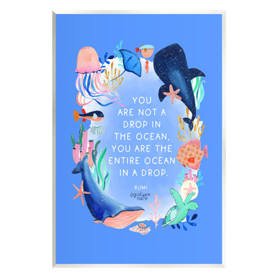 «Ocean In A Drop Expression», art mural par Glad You Here Co.