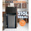 Armoire à déchets en bois 50 gallons, poubelle autoportante en bois à l'épreuve des animaux de compagnie, bac de recyclage pour la maison et l'utilisation commerciale, acajou, noir-125378587