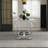 Dining Table Set With 6 Boucle Dining Chairs-698894756