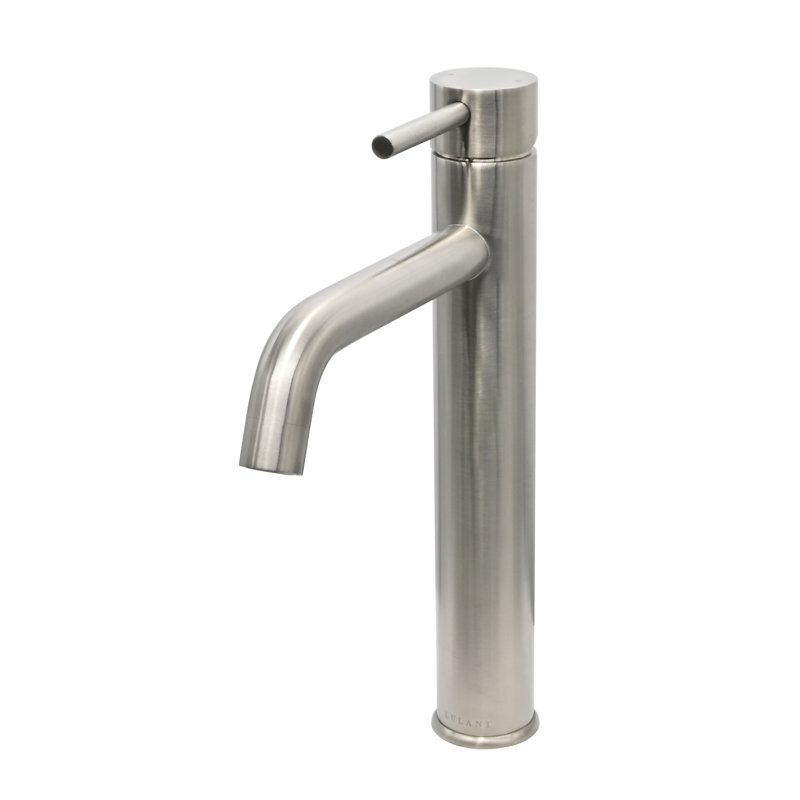 St. Lucia Vessel Sink Faucet and Mounting / Installation Required -handle Bathroom Faucet with Drain Assembly, Brushed Nickel