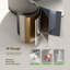 Évier de cuisine encastrable en acier inoxydable avec cuve à mélanger et planche à découper L 39 po x l 19 po, évier de cuisine à double cuve 50/50 avec accessoires-129020061