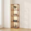 157cm Veneered LED Column Floor Lamp-1144642857