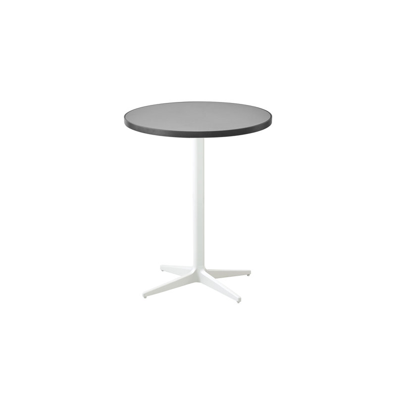 Drop Outdoor Round Coffee Table, Lava Gray, 31.5", Lava Gray