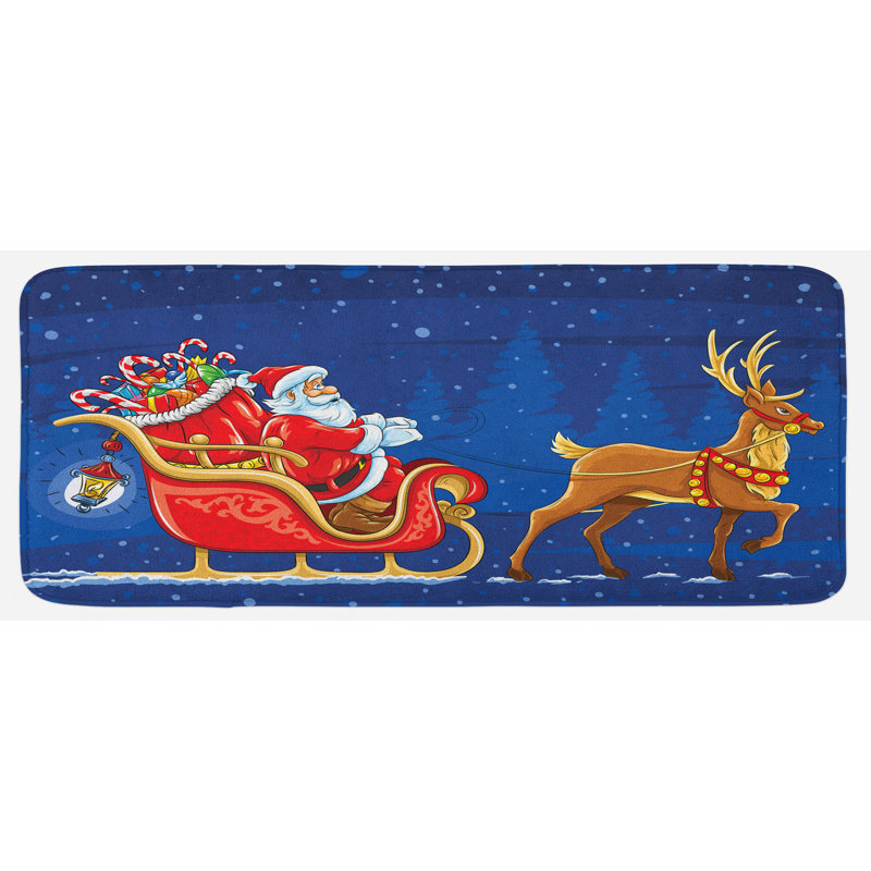 Tapis de cuisine Santa
