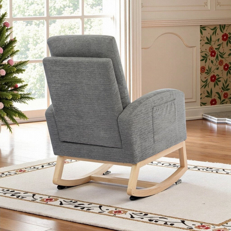 Chaise berçante Accent, Gris
