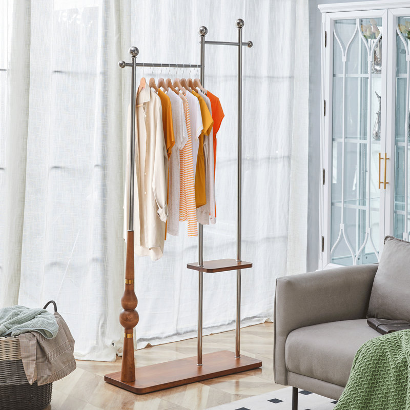 70" Industrial Coat Rack
