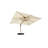 Epling 156'' x 120'' Rectangular Cantilever Umbrella with Crank Lift , Counter Weights Included-57504009