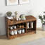 Banc de rangement pour chaussures avec petit tiroir de rangement