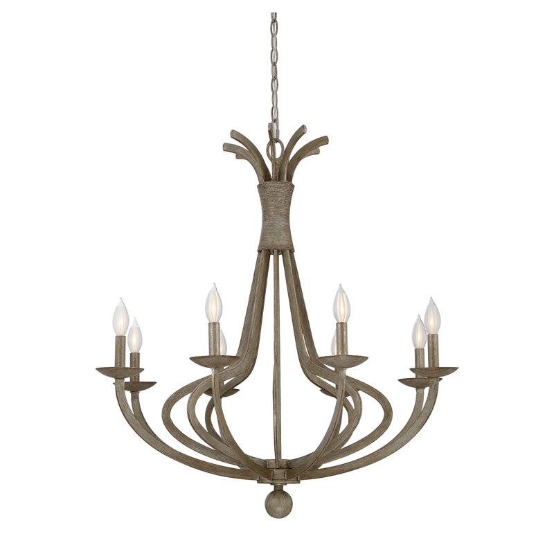 Lustre 8 lumières façon bougie Huntsville
