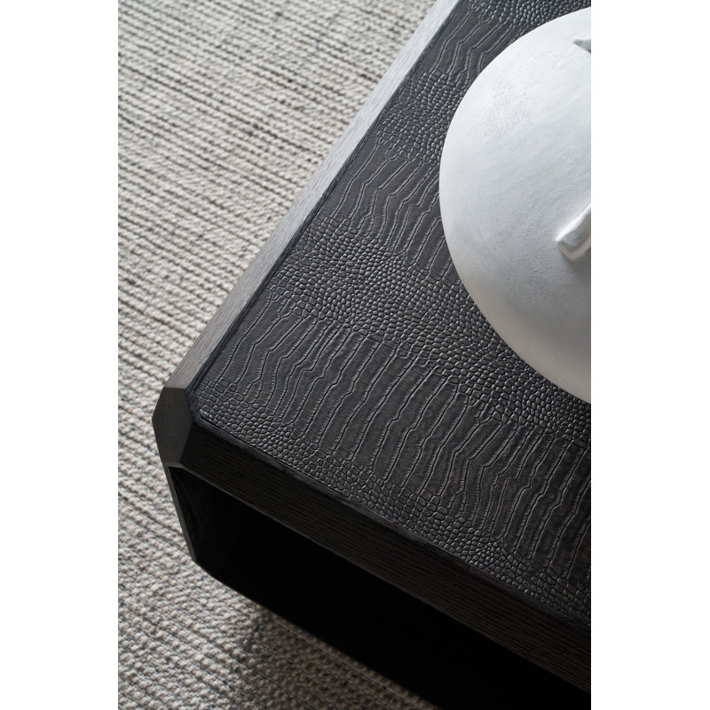 Spencer St. James Square Cocktail Table, Onyx