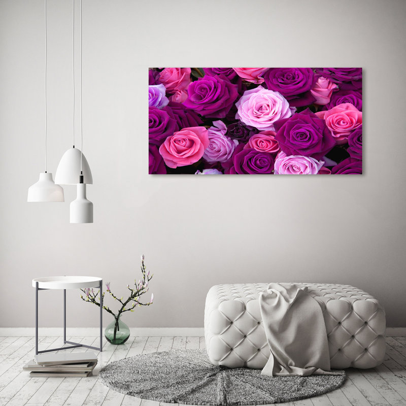 Roses 1 Piece Wrapped Canvas Wall Art