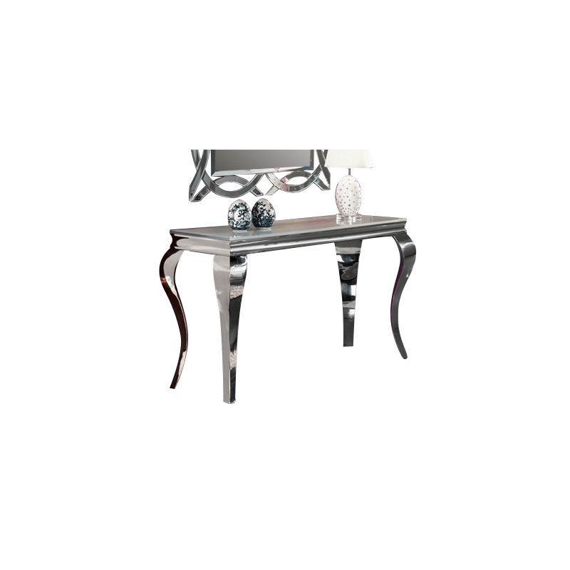 Baldwin 128cm Glass Top Console Table