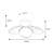 Hetvik 16.9" LED Flush Mount Ceiling Light Kit Included for Kids Room