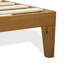 Structure de grand lit avec 4 pieds en bois franc et 2 pieds centraux supplémentaires - finition chêne-1951347732-1951347733