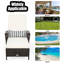 Coussin inclinable Costway Pe Rattan-101067706-123185678
