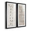 Cadre photo, ensemble d'art textuel sur papier