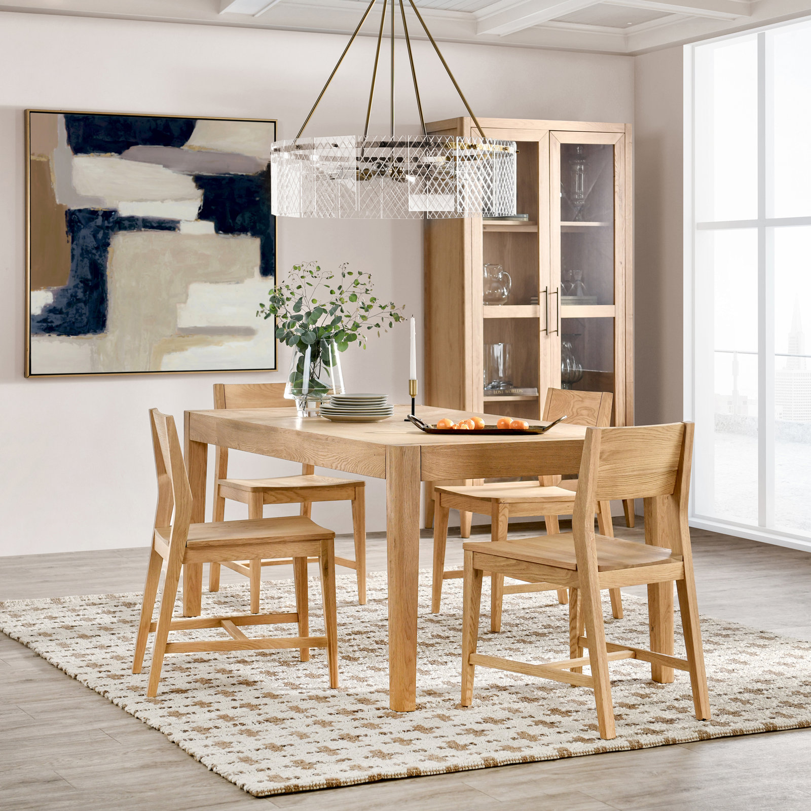 Beechgrove Oak Dining Table Set