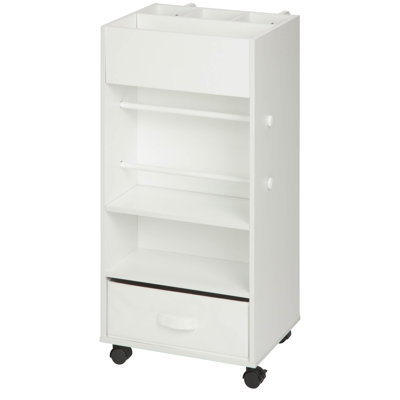 Rische 33.74'' H x 17.95'' W Utility Cart with Wheels