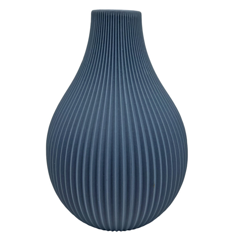 Ruven Handmade Ceramic / Porcelain Table Vase, Blue