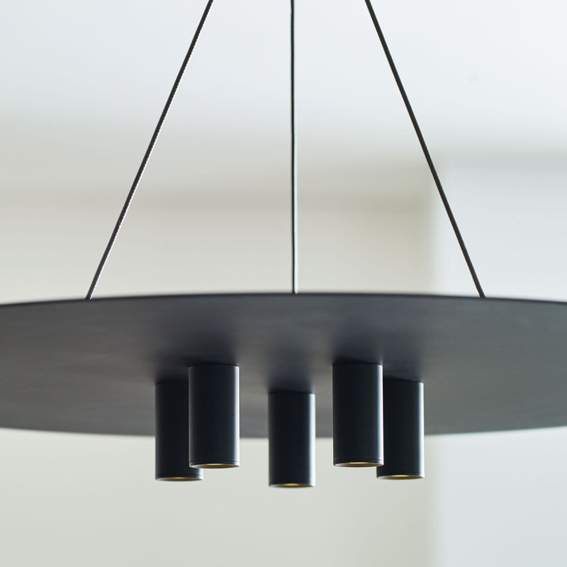 Ponte 5 - Light LED Pendant, Nightshade Black