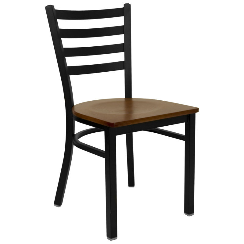 Chaise de restaurant Kendall, Cerise, Noir