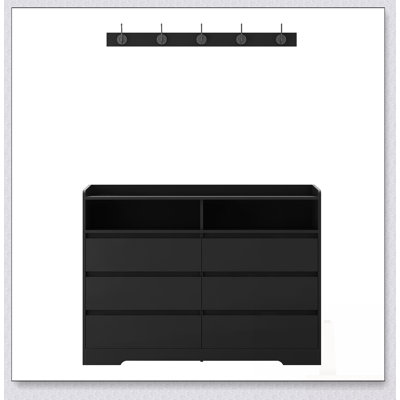 Spacious Living Room Sideboard Storage Cabinet With Drawers, Perfect For Modern And Traditional Decor.