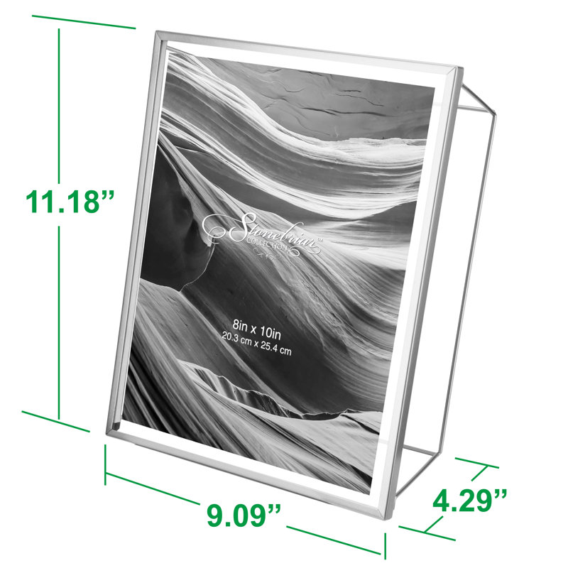 Tamako Metal Picture Frame, 8" x 10", Silver
