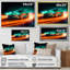 «Teal Neon Exotic Car II», reproduction sur toile-400528136-400528137