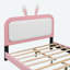 Lit plateforme en tissu d'ameublement-341418081