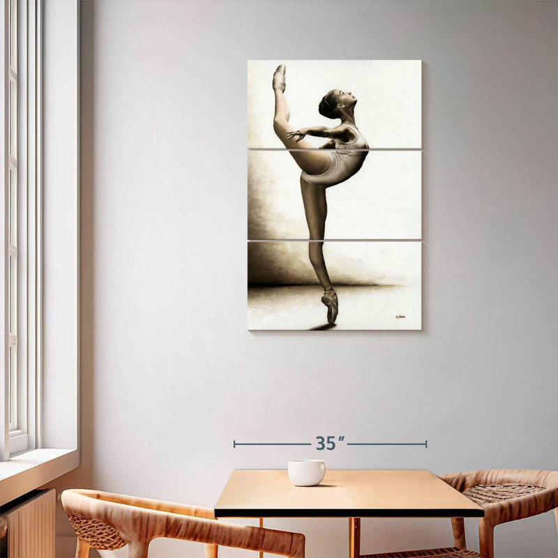 Enn Musing Dancer, 57" H x 36" W