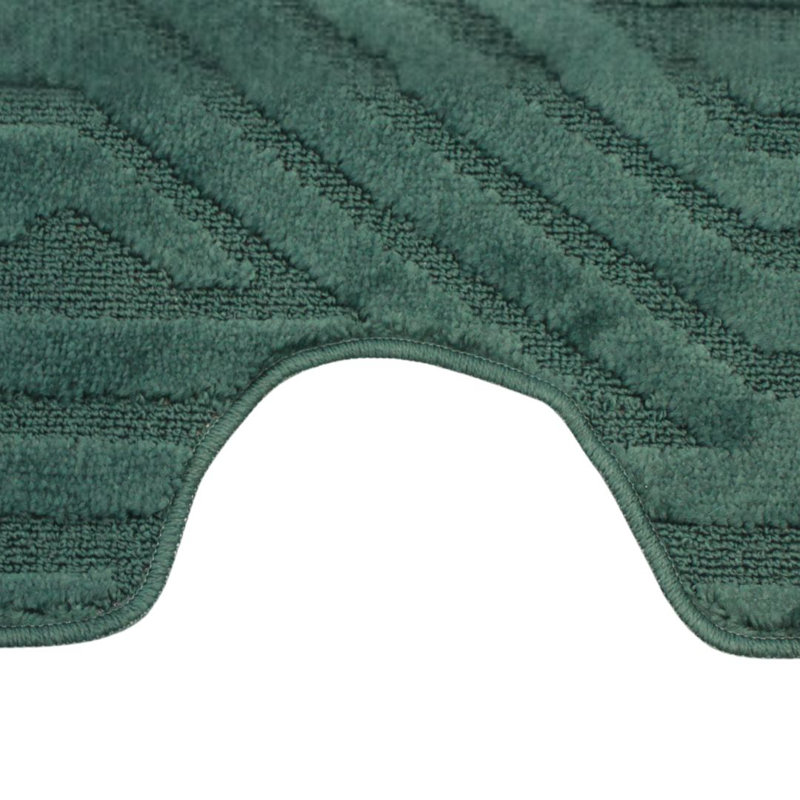 Polypropylene Plastic Bath Mat, Dark Green