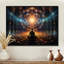 La lumière sacrée dans la contemplation Divine - art mural méditation-1399946175-1399946114