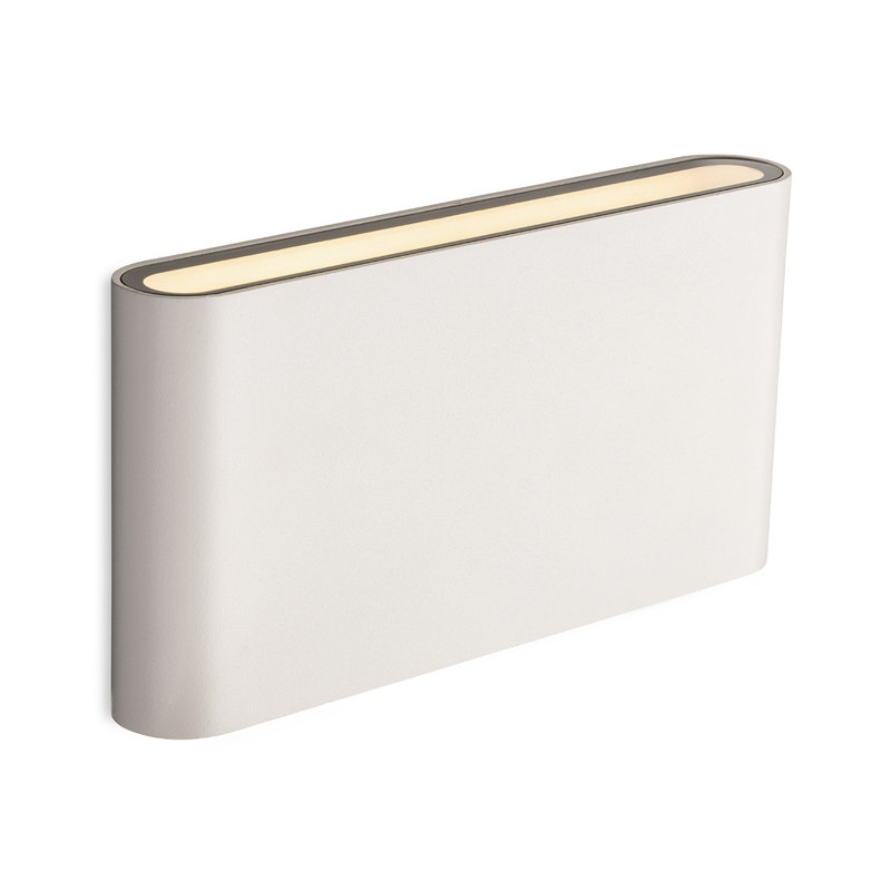 9cm H Integrated LED Outdoor Sconce, White