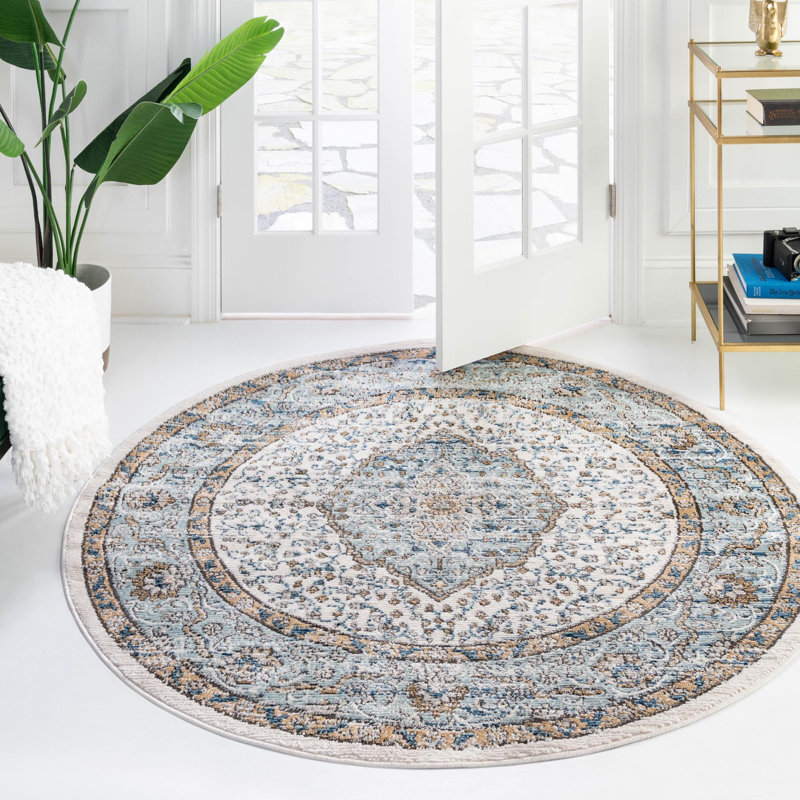 Longe Oriental Indoor Rug, Round 10'