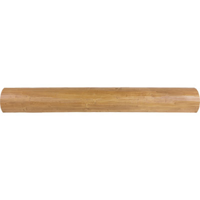 6"W x 4 1/2"H x 8"L SAMPLE - Heritage Timber Adobe Peeled Faux Wood Log Beam, Warm Caramel