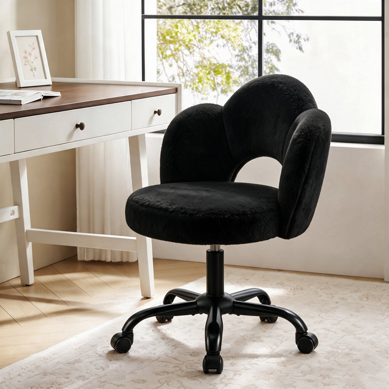 Fauteuil de bureau ergonomique et pivotant Modern, Black