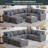 Flexible Combination Module Reversible Sectional Sofa-1654162705
