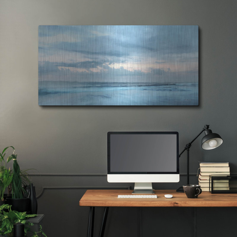 «Dewey Beach Abstract» par Lori Deiter, H 24 po x l 48 po