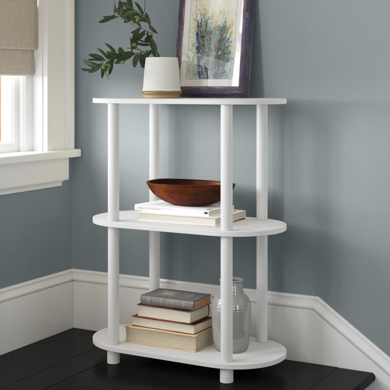 Arrianna-Jane Etagere Bookcase, White