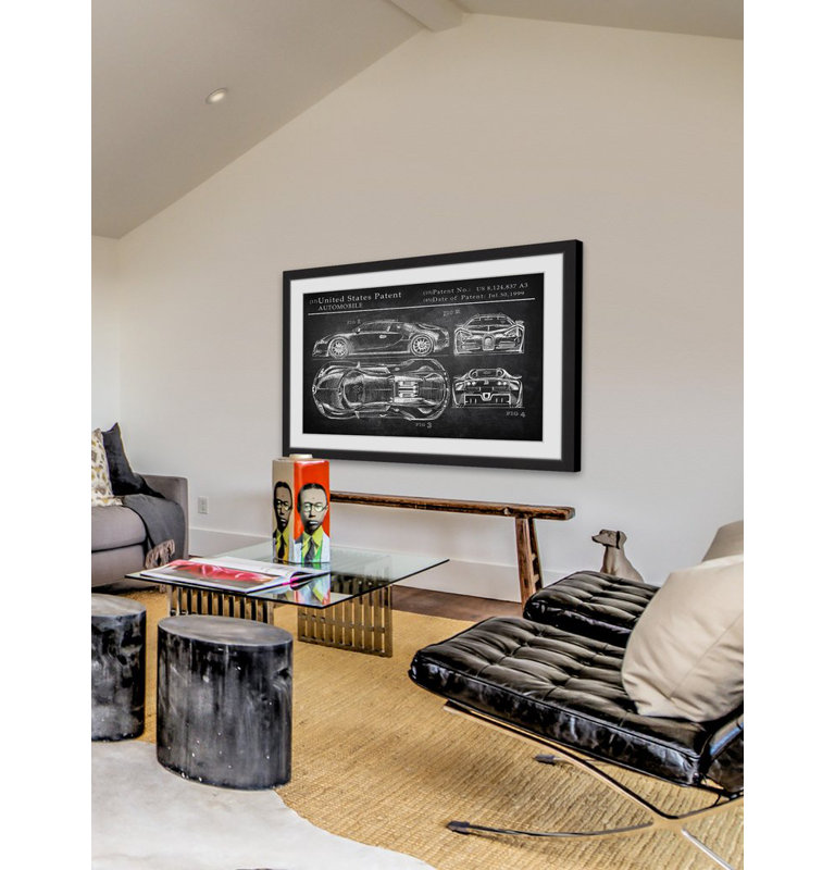 Single Picture Frame Painting, 41cm H x 61cm W x 3.81cm D