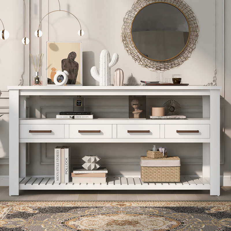 Armoire de rangement de bureau à 61 tiroirs de 61,5 po de largeur, Blanc