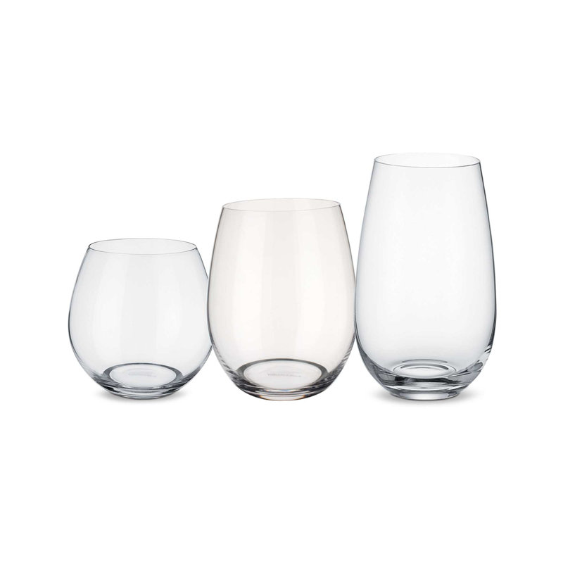 Entrée 12 Piece Crystal Assorted Glassware Set