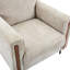 Fauteuil d'appoint rembourré en chenille Roshea-976621182