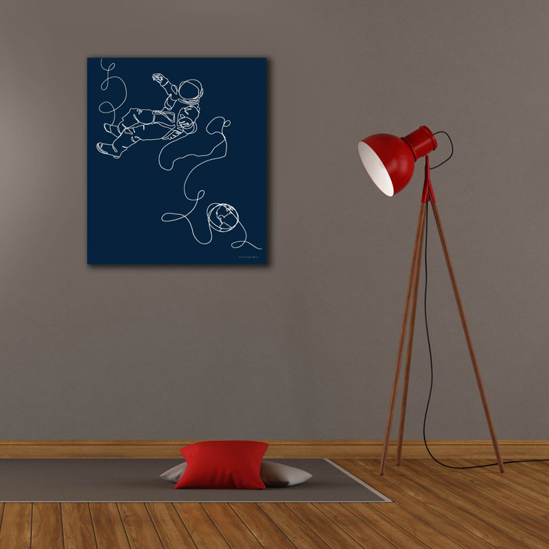 Toile épique «Lines In Space 1» par Kamdon Kreations, 26 po x 30 po, H 30 po x l 26 po