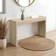 Allegonda Carmel Fluted Entryway Hall Console Table/Desk