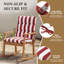 2 Pack Outdoor Chair Cushions, 100x50x6 cm-1426429347
